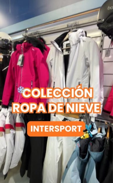 Colección ropa ieve intersport